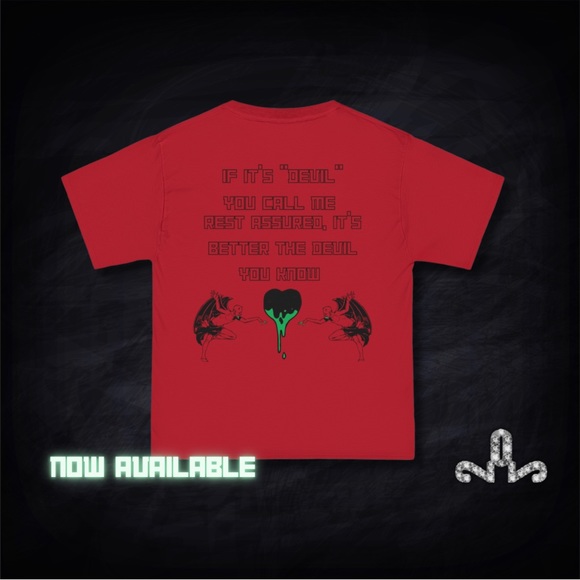 2O2 Merch “Devil,” You Called Me? Heavy Tee - Picture 7 of 7